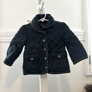 Polo Ralph Lauren navy quilted jacket 12 months
